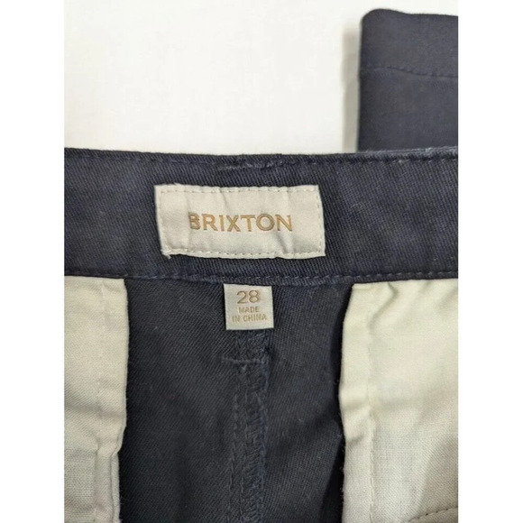 Brixton black Victory pant, women's size 28, straight leg, cropped B16 - Picture 8 of 10